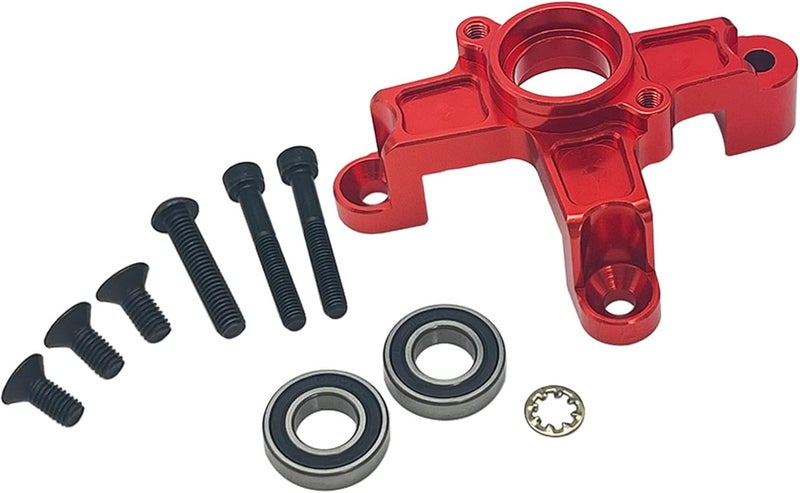 FLMLF CNC Metal Clutch Tripod Set Red for 1/5 Hpi RV Km Baja 5B 5T 5SC Parts - Image 3